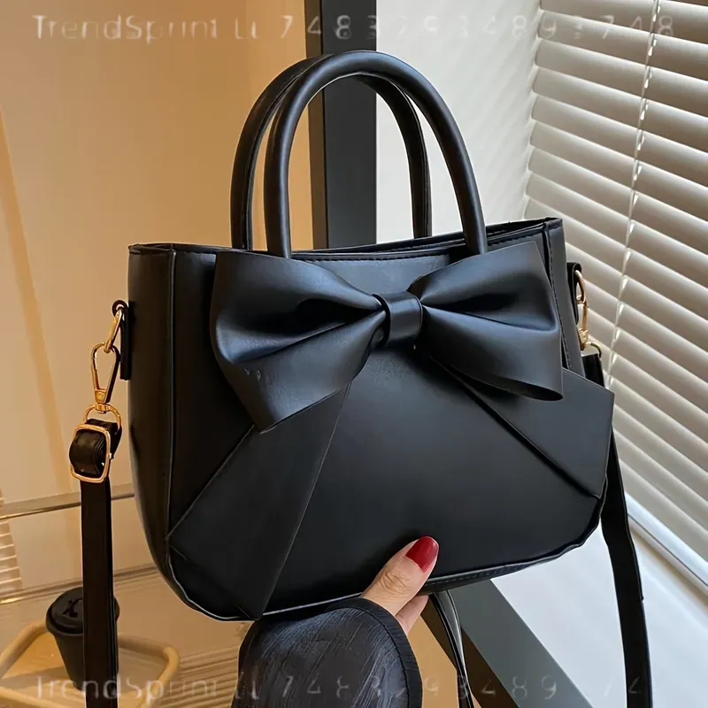 Elegant Black Bow Handbag for  - огляд і ціна Women'S Bags Handbags