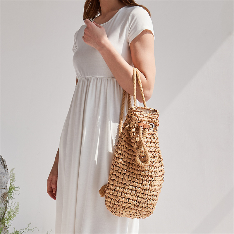2023 Summer Casual Straw Backp - огляд і ціна Women'S Raffia Bags