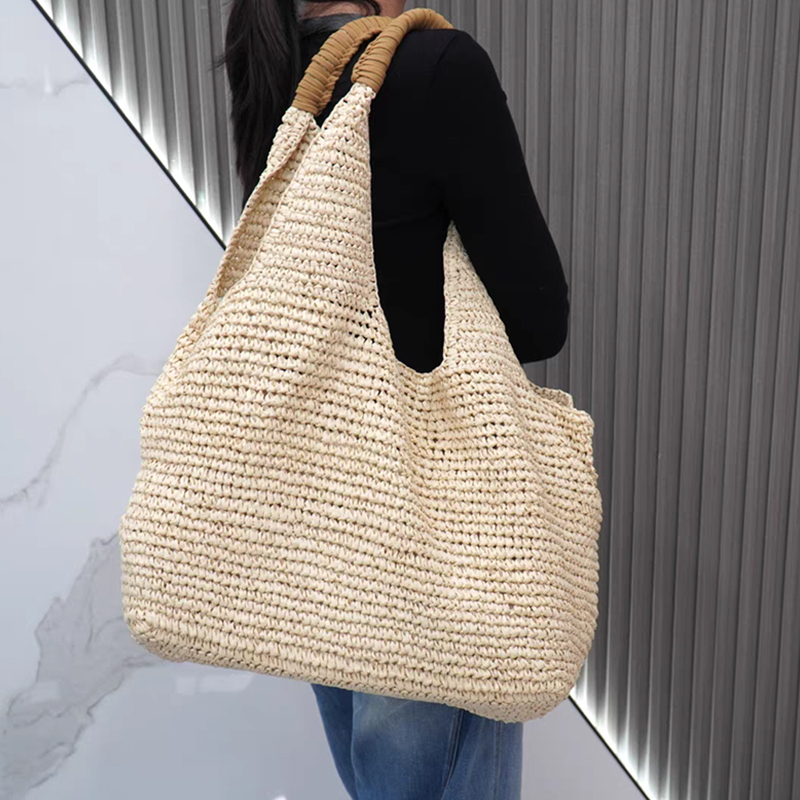 Raffia Woven Straw Shoulder Ba - огляд і ціна Women'S Raffia Bags