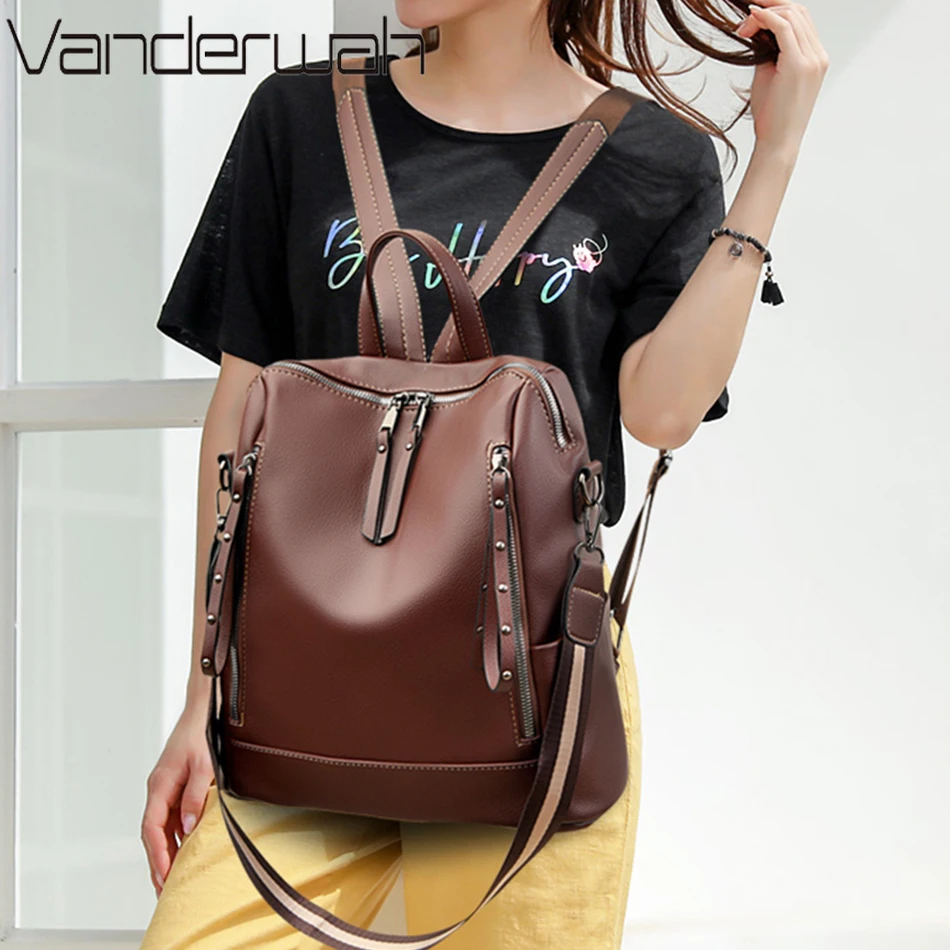 Brand Luxury Backpacks Soft Le - огляд і ціна Women Bags Branded