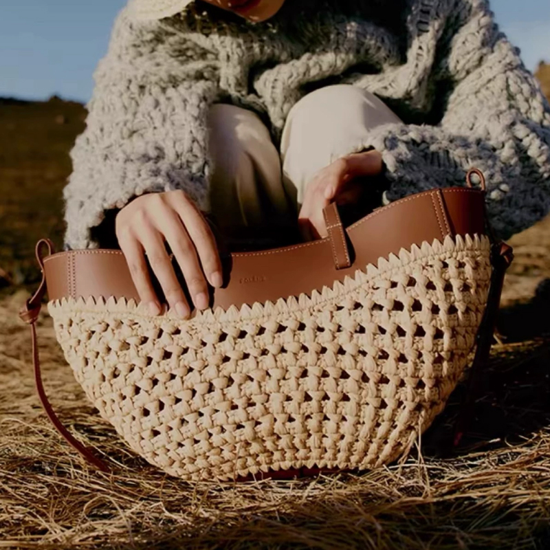 2026 Summer Hollow-out Raffia  - огляд і ціна Women'S Raffia Bags