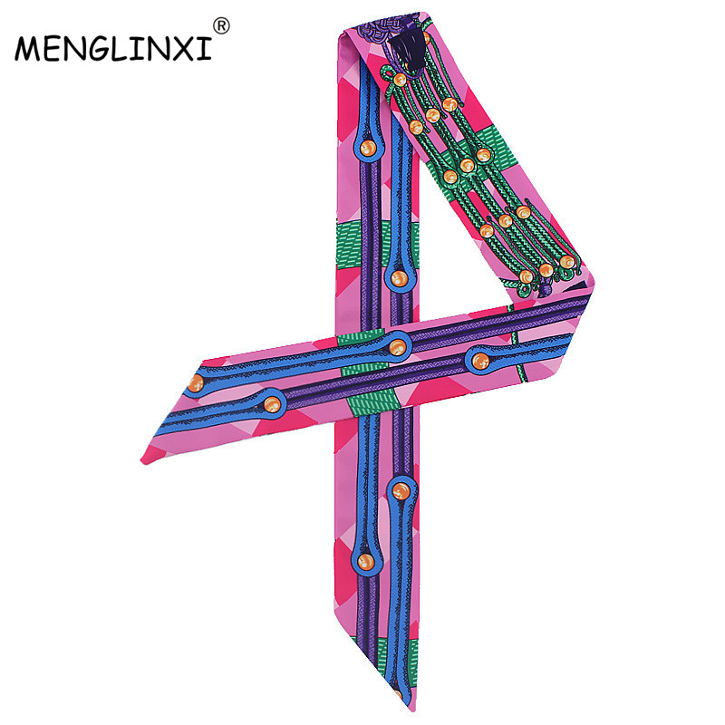 New Chain Print Small Silk Sca - огляд і ціна Women Bags Branded